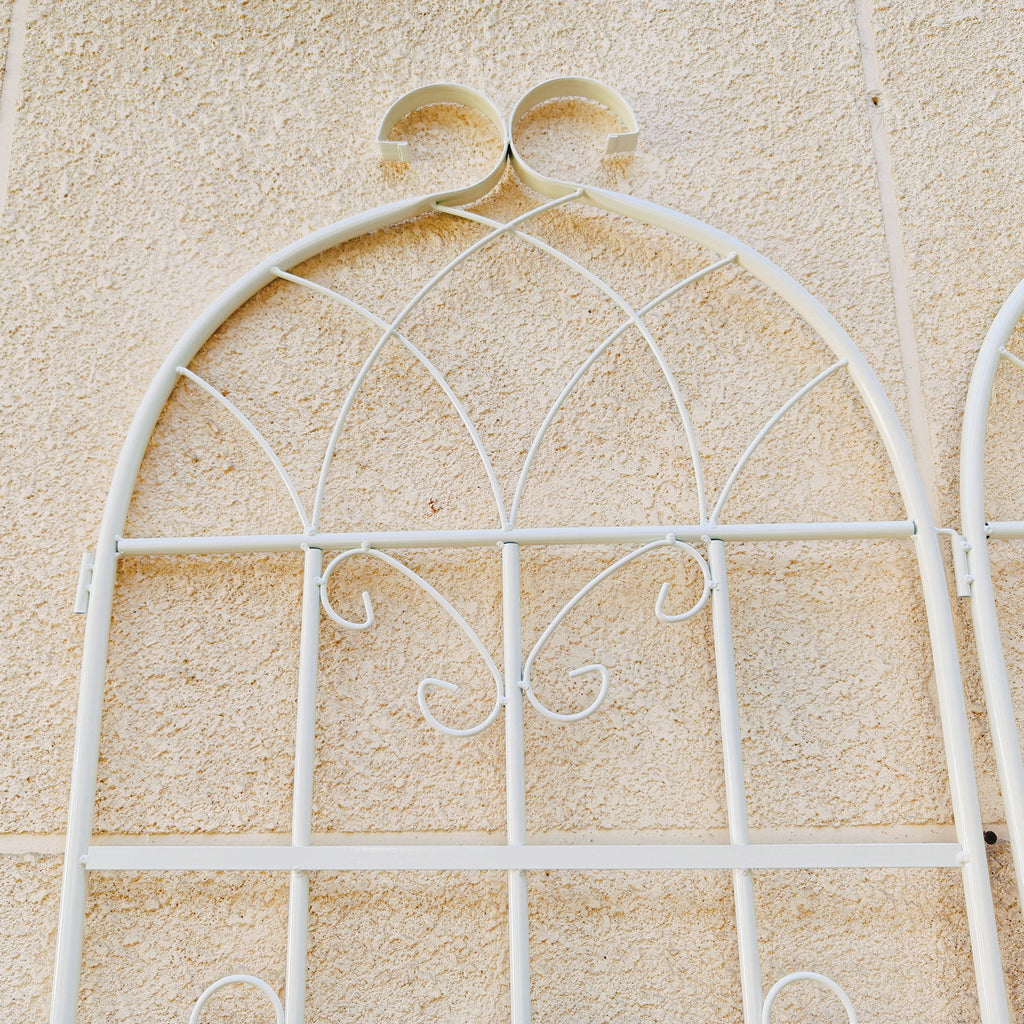 Metal Garden Rustproof Trellis For Climbing Plants Outdoor Flower Support