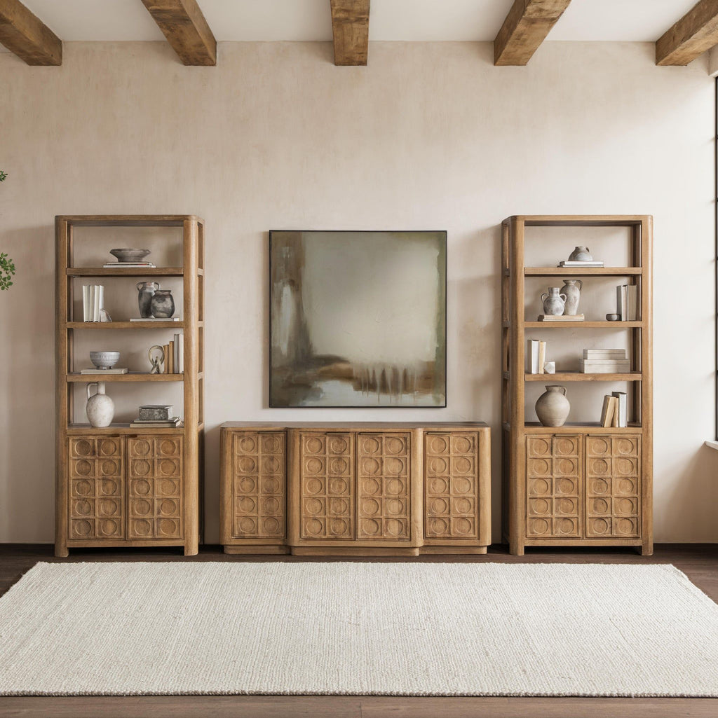 Cleveland - 4 Door Cabinet - Santy Taupe