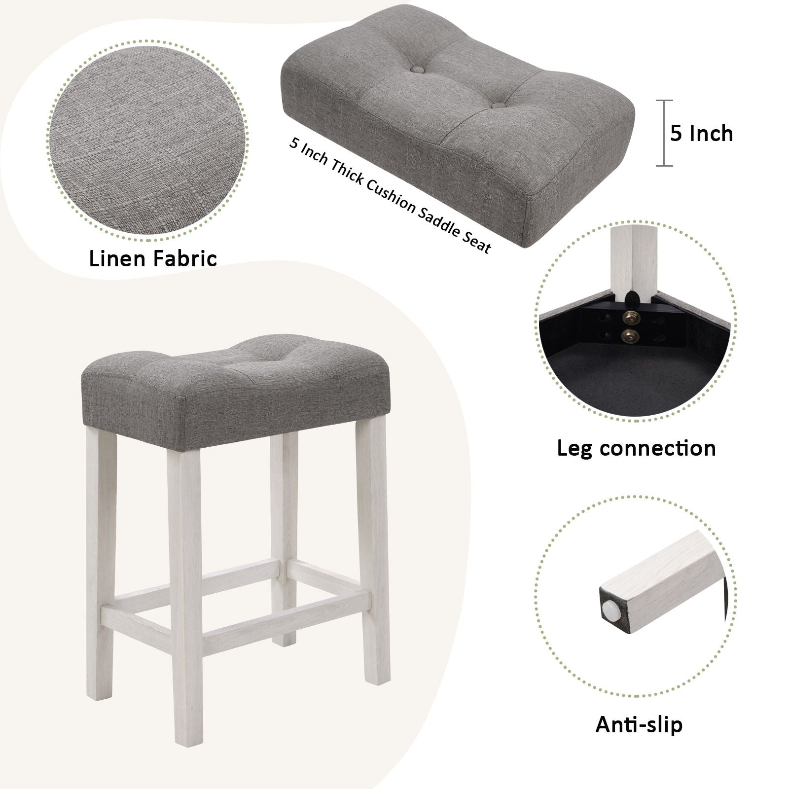 4 Piece Bar Table Set With Power Outlet
