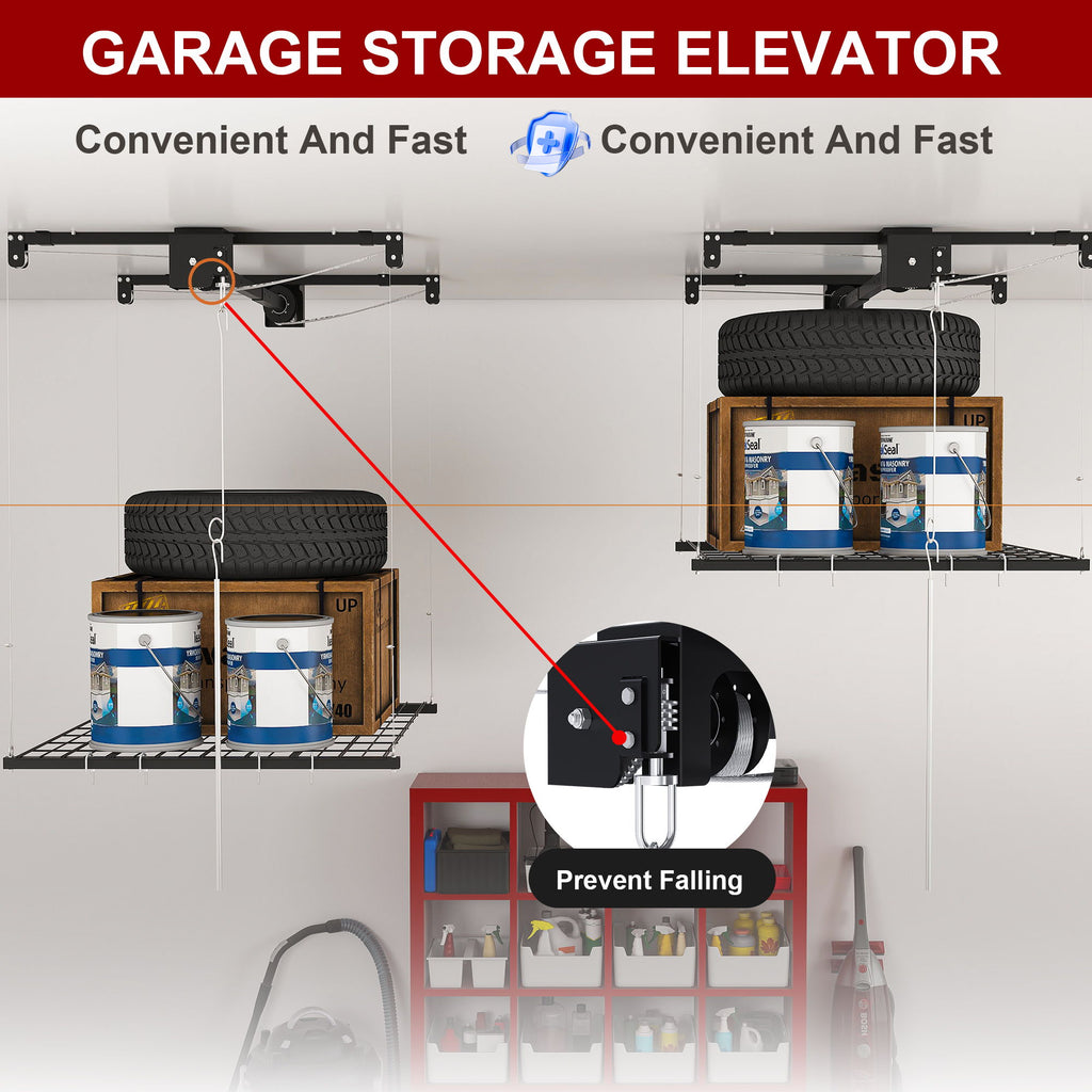 Overhead Garage Storage Rack
