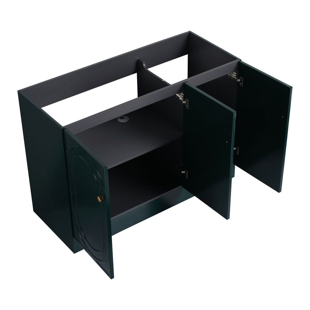 Modern Freestanding Bathroom Vanity With Soft Close Cabinet Doors