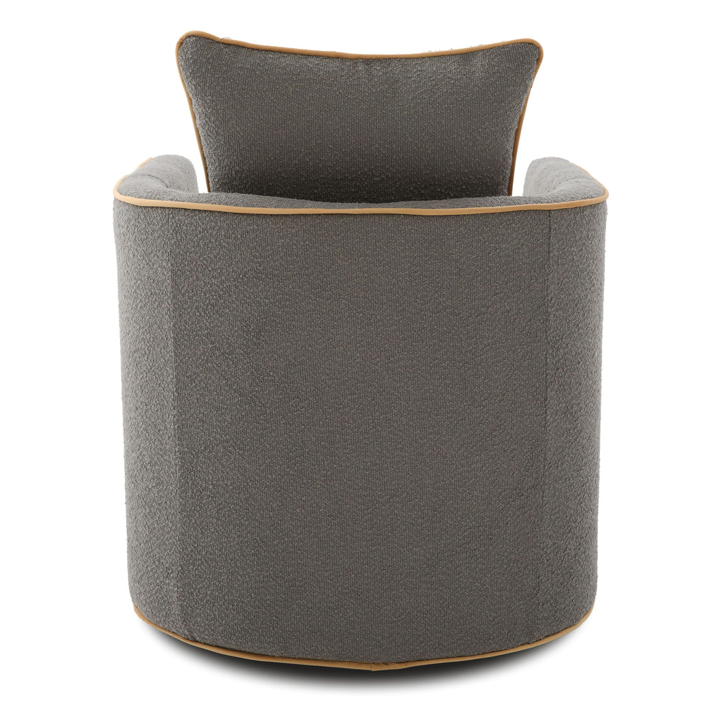 Swivel Accent Chair, Rotating Base, For Living Room