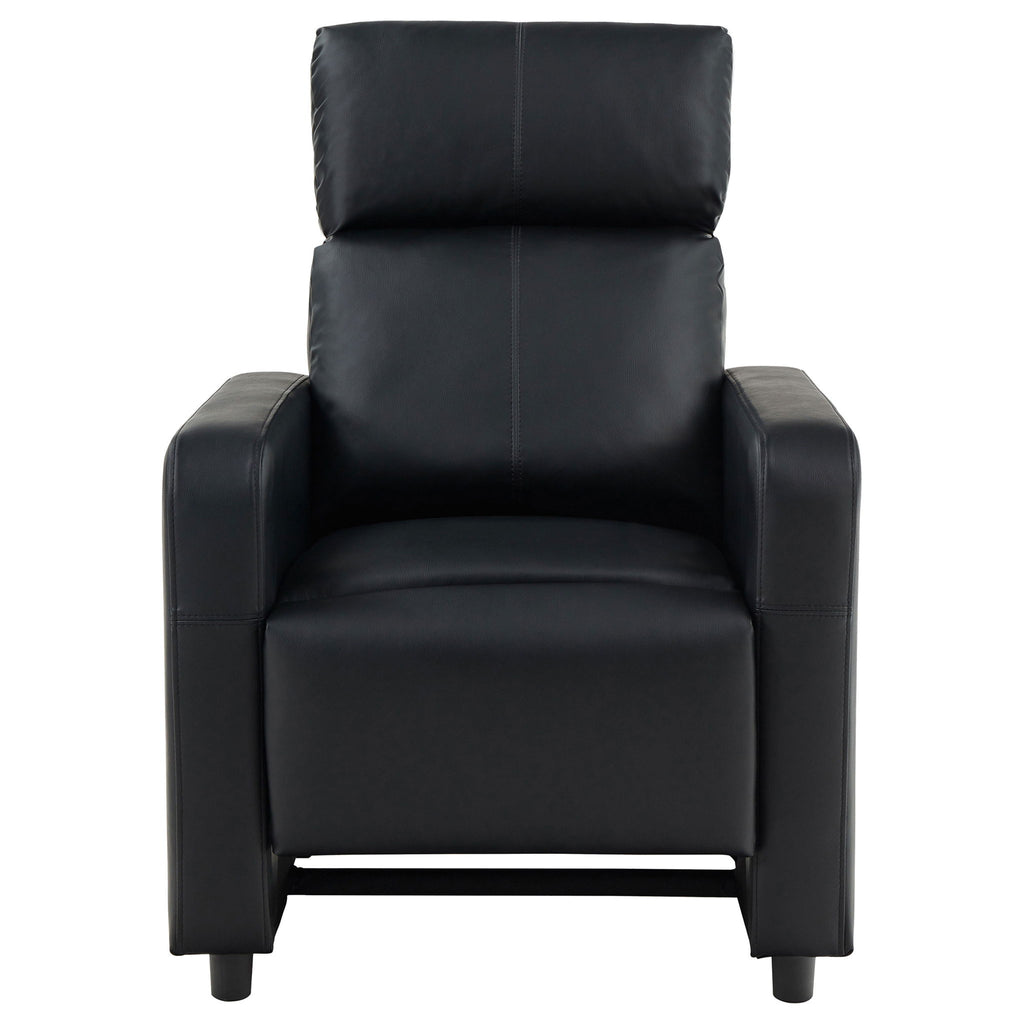 Warren - 3 Seater Reclining Home Theater - Black