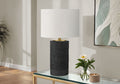 Table Lamp, Lighting, Resin, Contemporary - Black / Cream