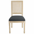 Dining Chairs With Square Back (Set of 2)