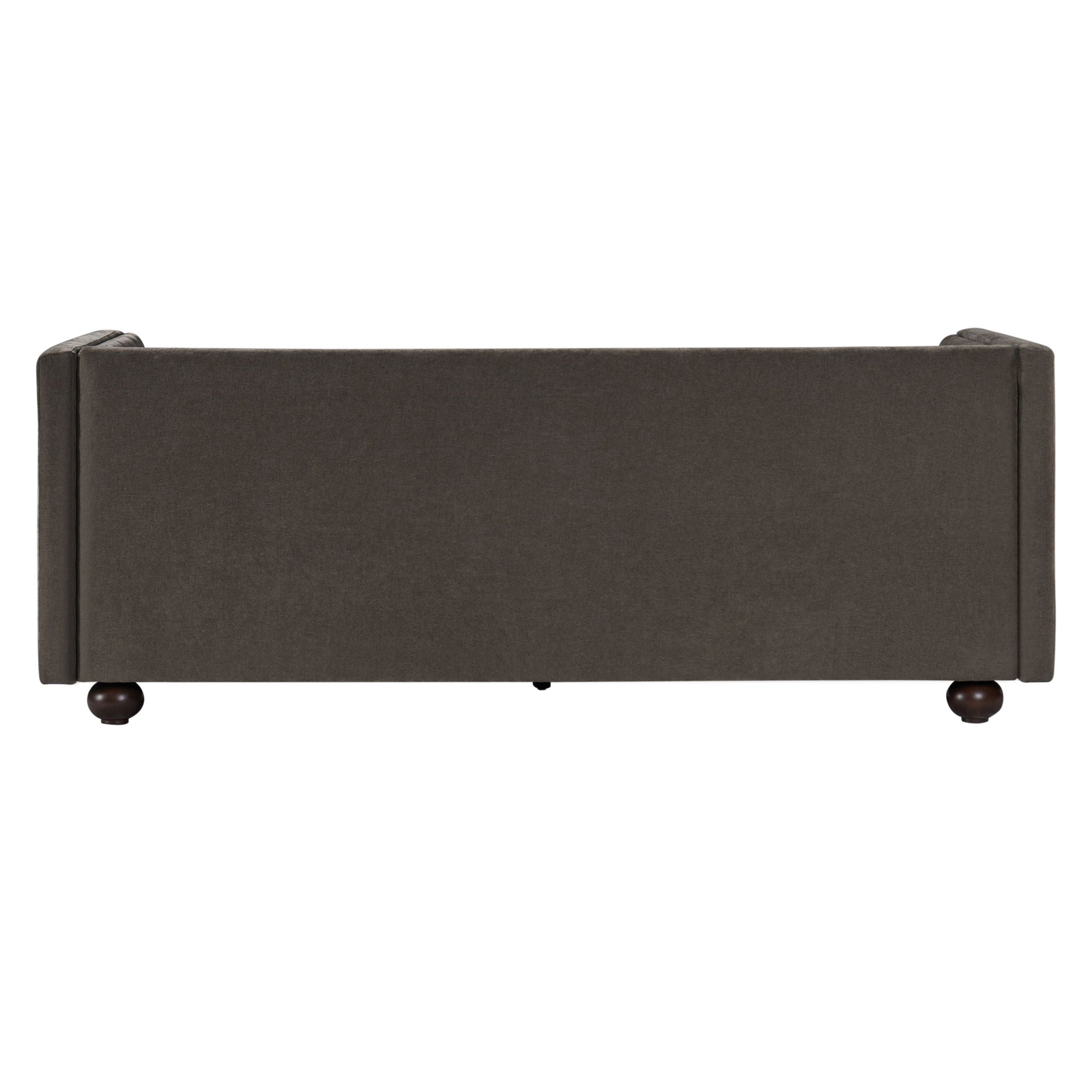 3 Seater Sofa Upholstery With Square Arms, Living Room Couch