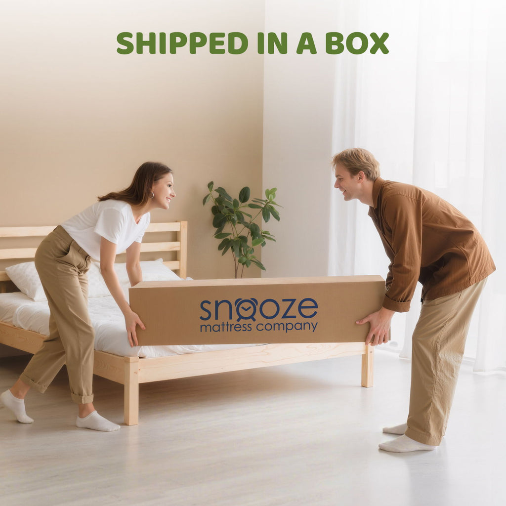 Snooze Mattress Company Crest - 8" Tight Top Medium Firm Independently Encased Pocket Coil Mattress