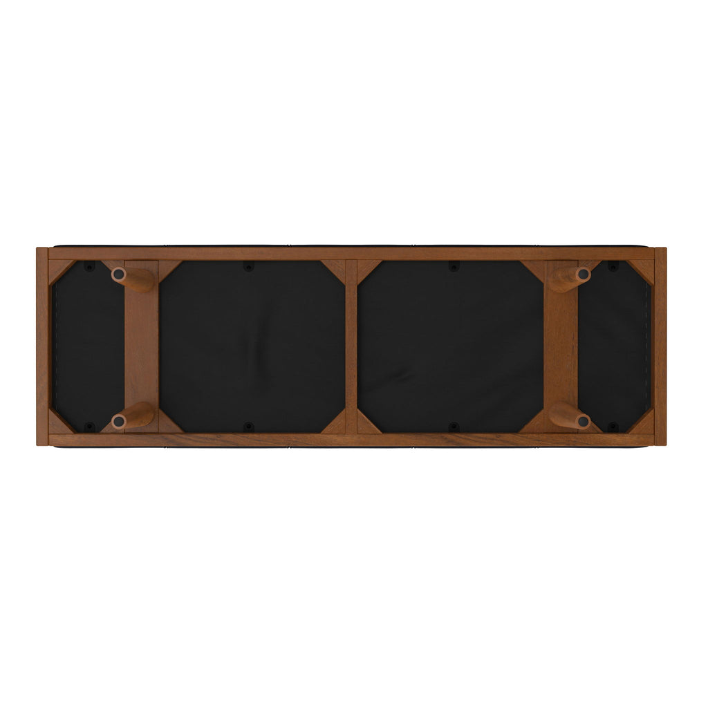 Anya - Ottoman Bench - Black