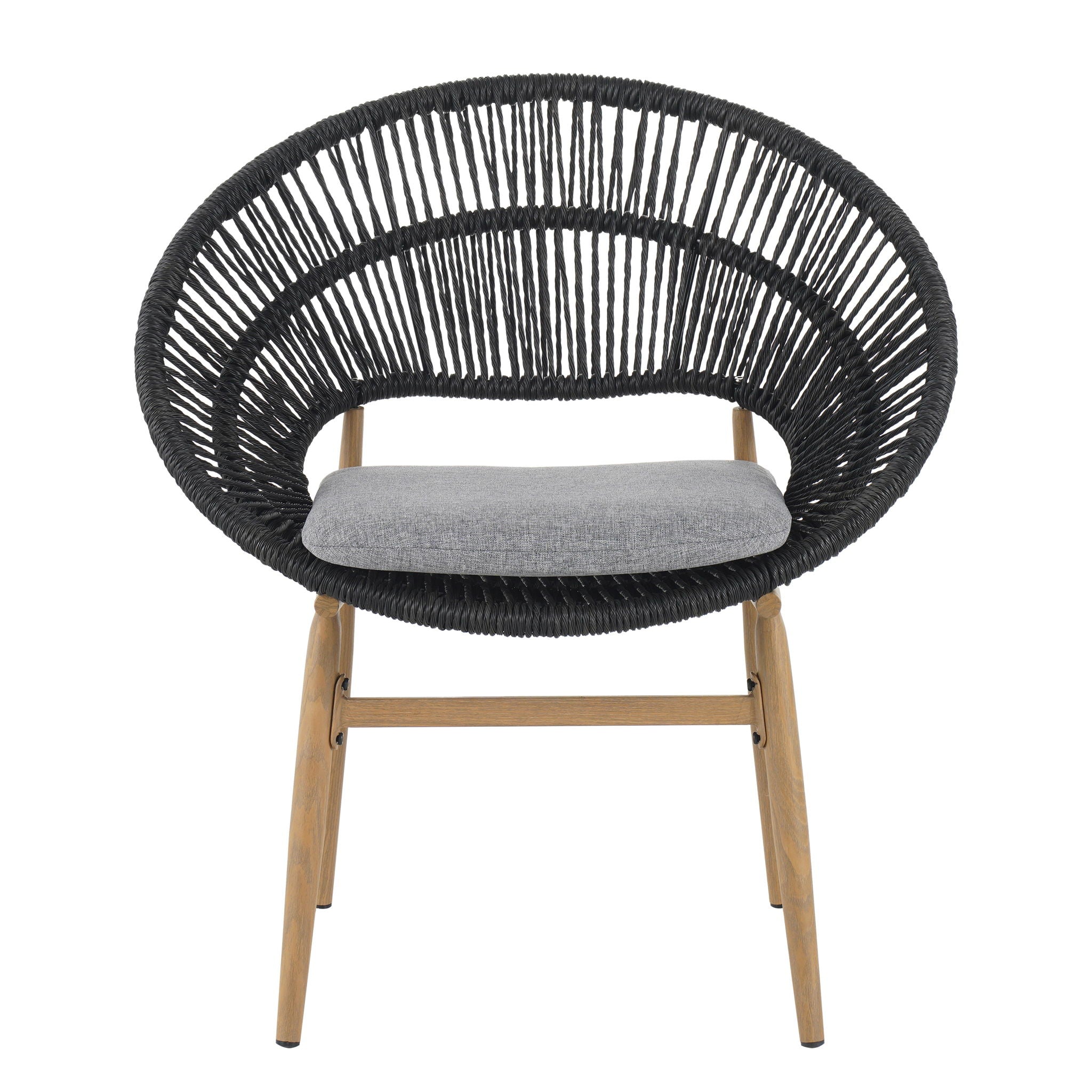 Cyril - Outdoor Papasan Style Dining Chair (Set of 2)