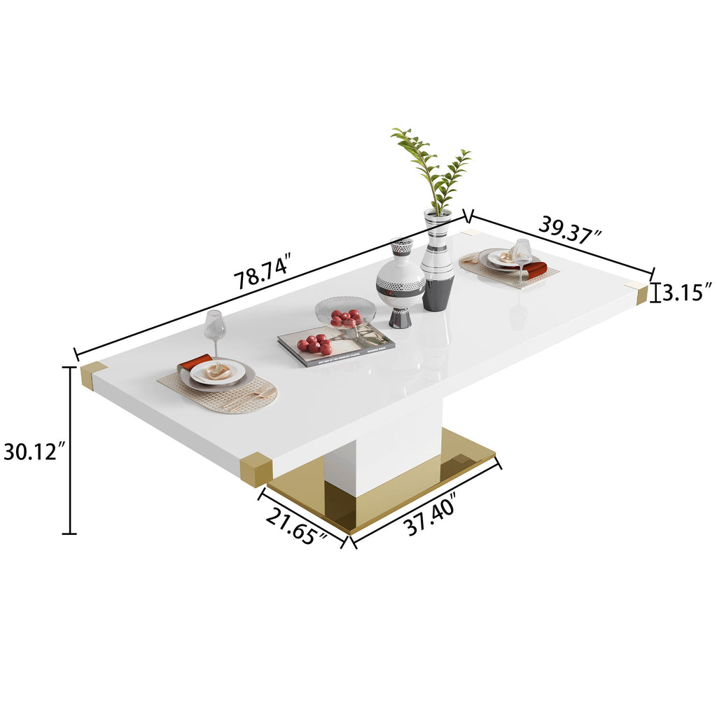 Top Dining Table With Finish Corner