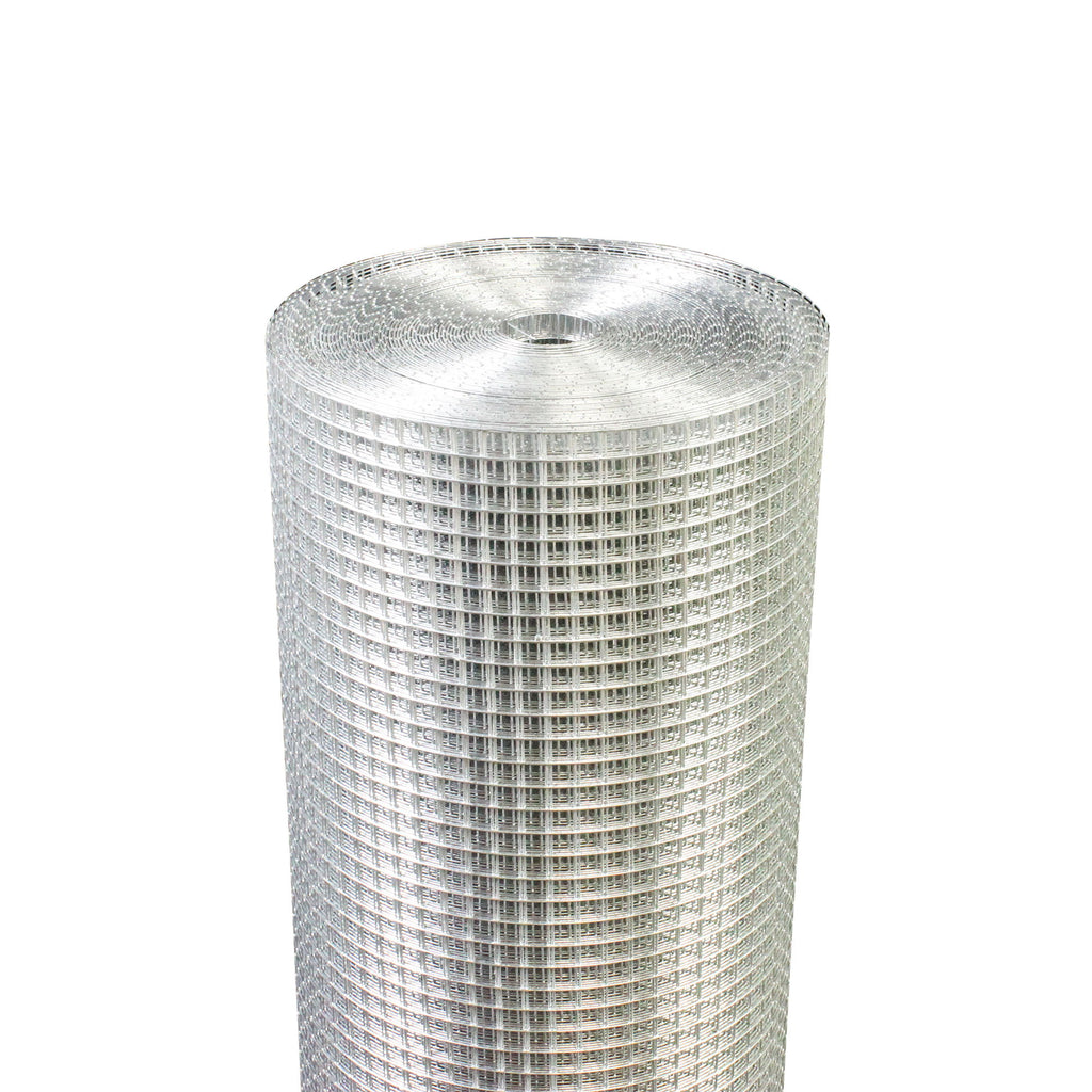 Galvanized Hardware Cloth, Gauge Metal Wire Fencing Roll For Garden And Animal Protection - Silver
