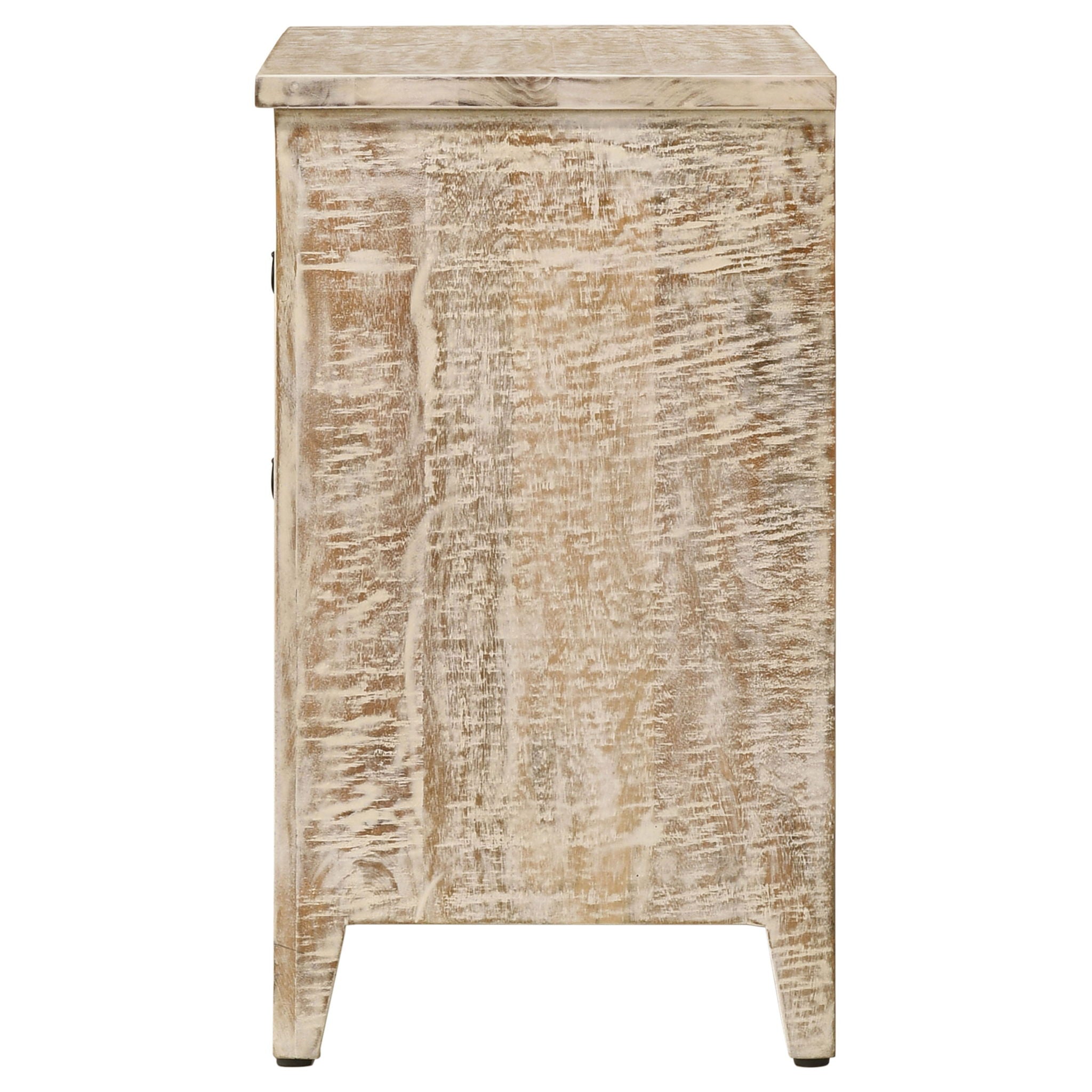 Kenzie - 3 Drawer Mandala Cabinet - White