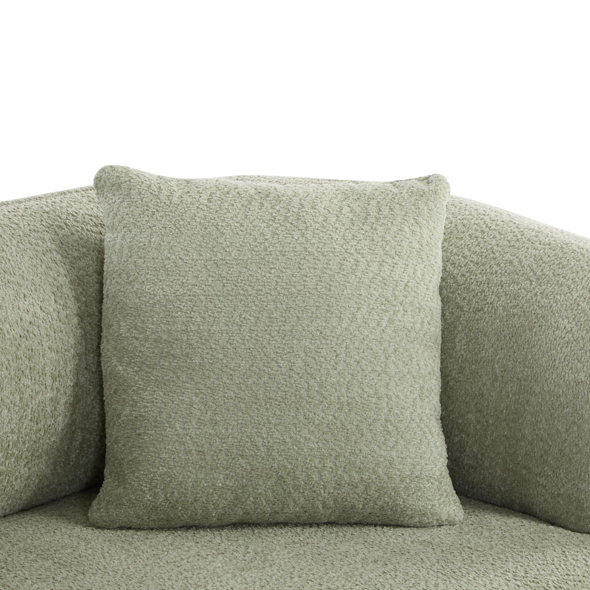 Modern Curved Arm Sofa