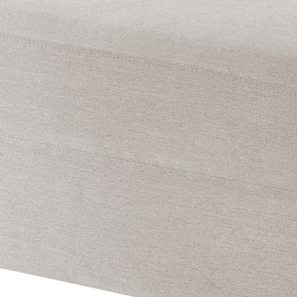 Candor - Ottoman Upholstered Footrest - Beige / Gray