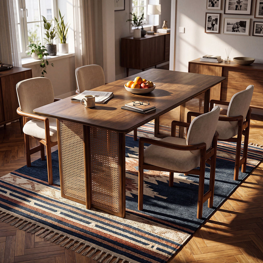 5 Piece Indoor Dining Set, Table & 4 Chairs