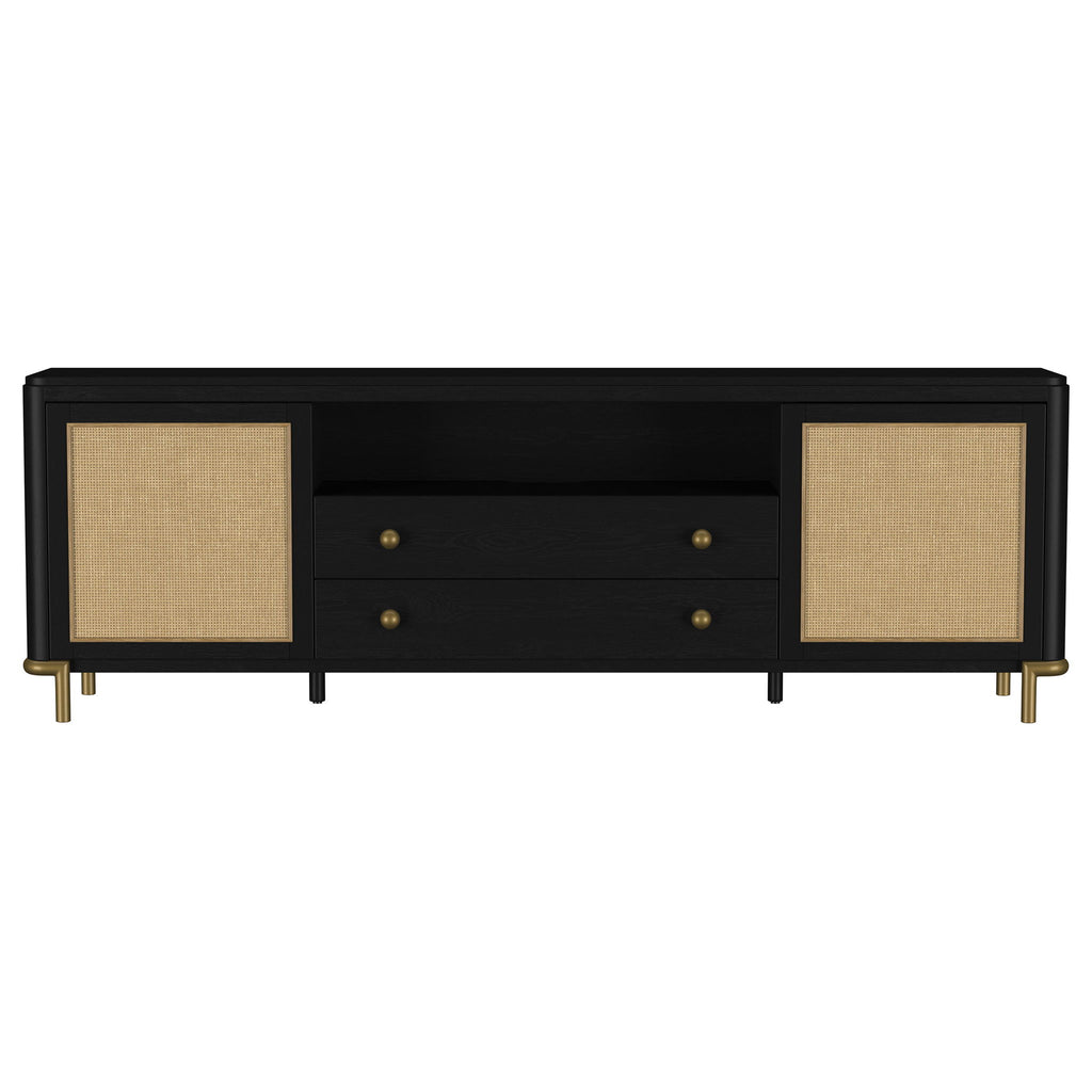 Benson - 2 Door TV Stand With Dual Drawers