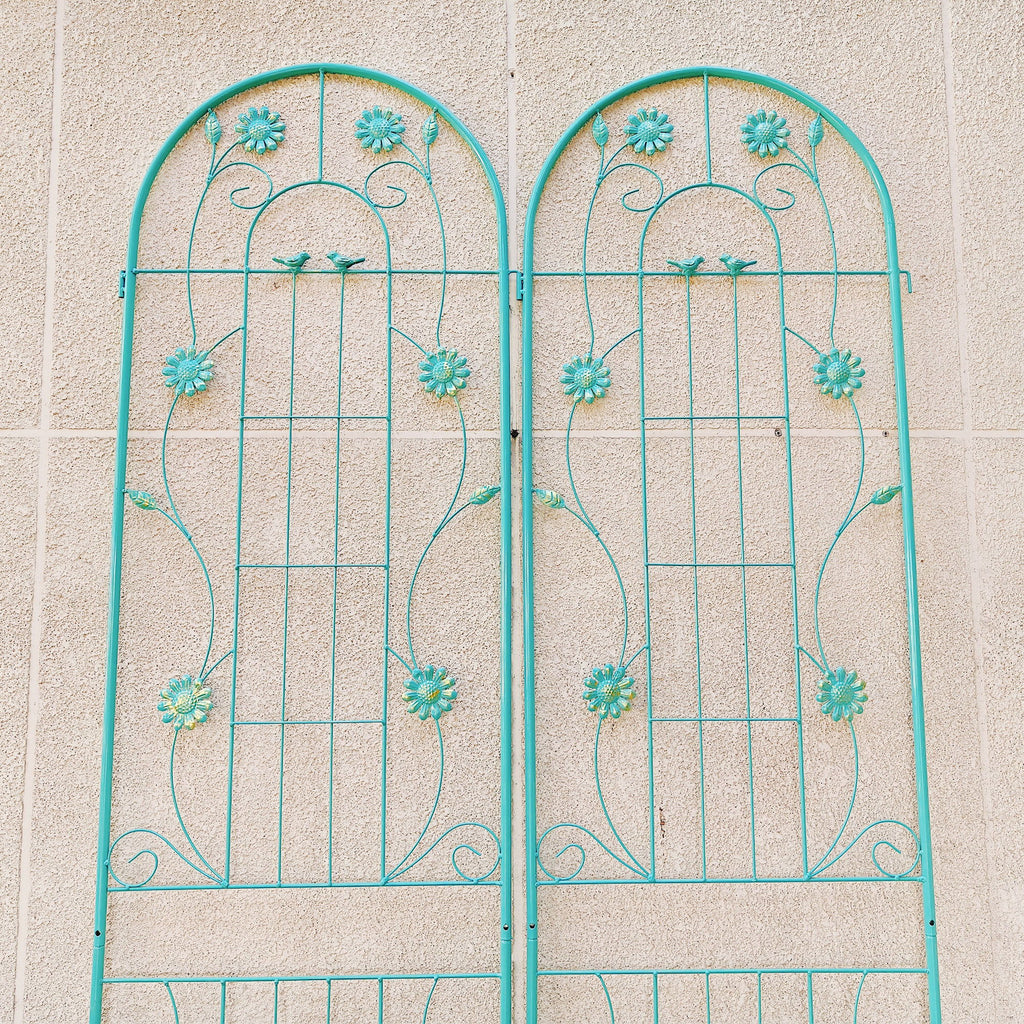 Metal Garden Trellis Rustproof Trellis For Climbing Plant Outdoor Flower Support