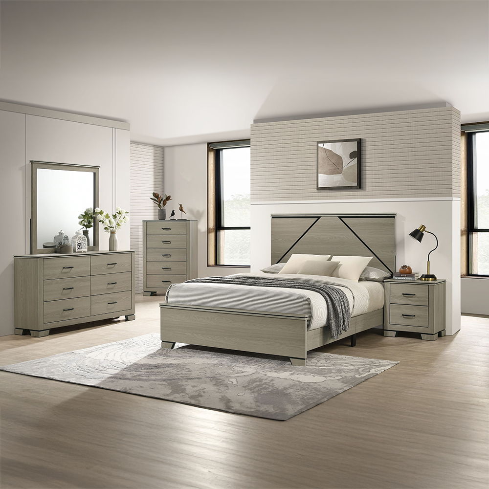Joanna - Nightstand - Weathered Gray