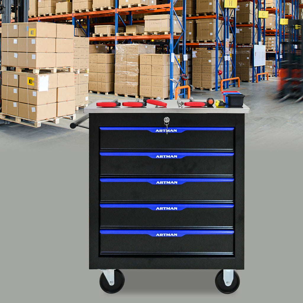 Drawer Multifunctional Tool Cart With Wheels