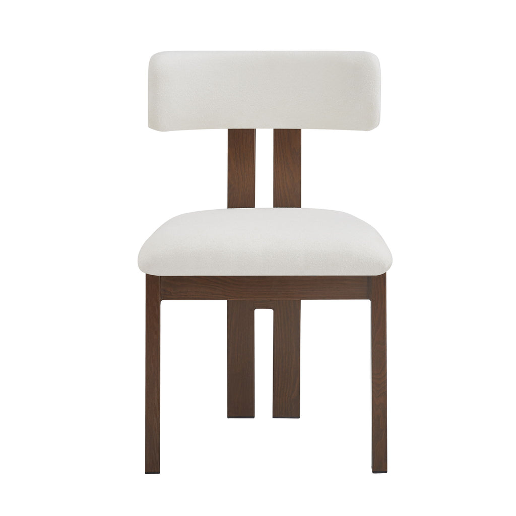 7 Piece Dining Set With Upholstered Armless Chairs And Table