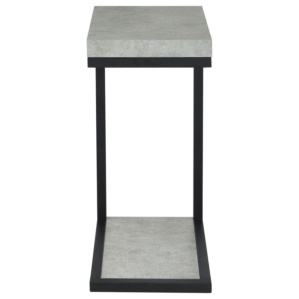 Snack Table With Industrial Base
