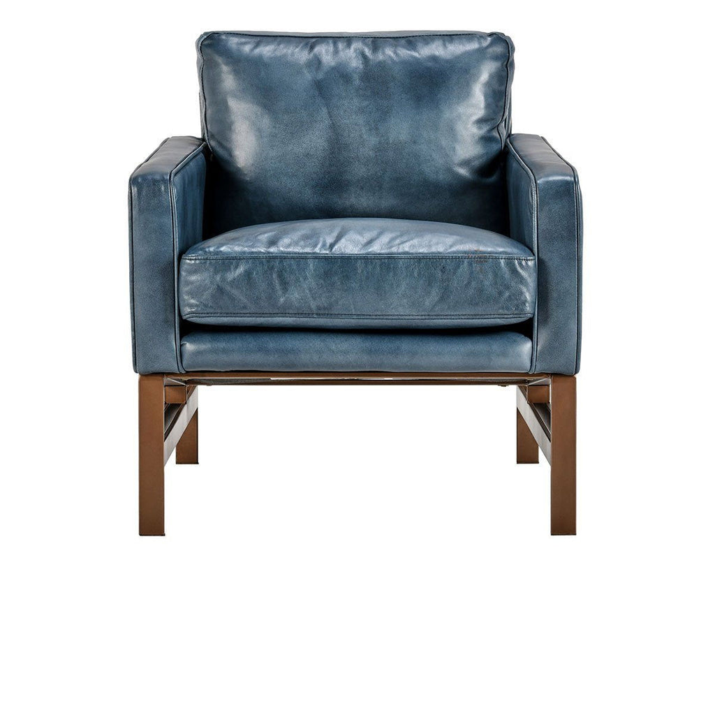 Chazzie - Club Chair - Ocean Blue