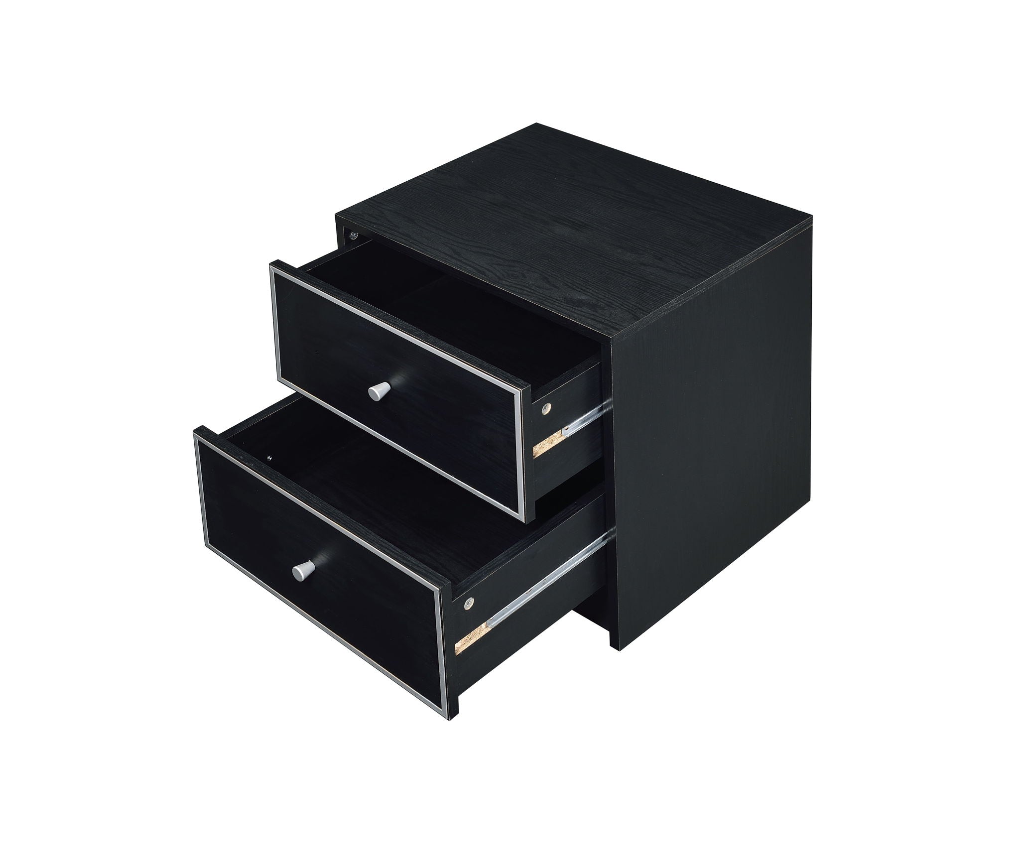 Jabir - Accent Table - Black / Silver