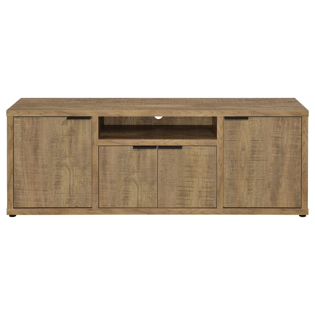 Noriega - 3 Piece TV Entertainment Center, Open & Concealed Storage - Wood