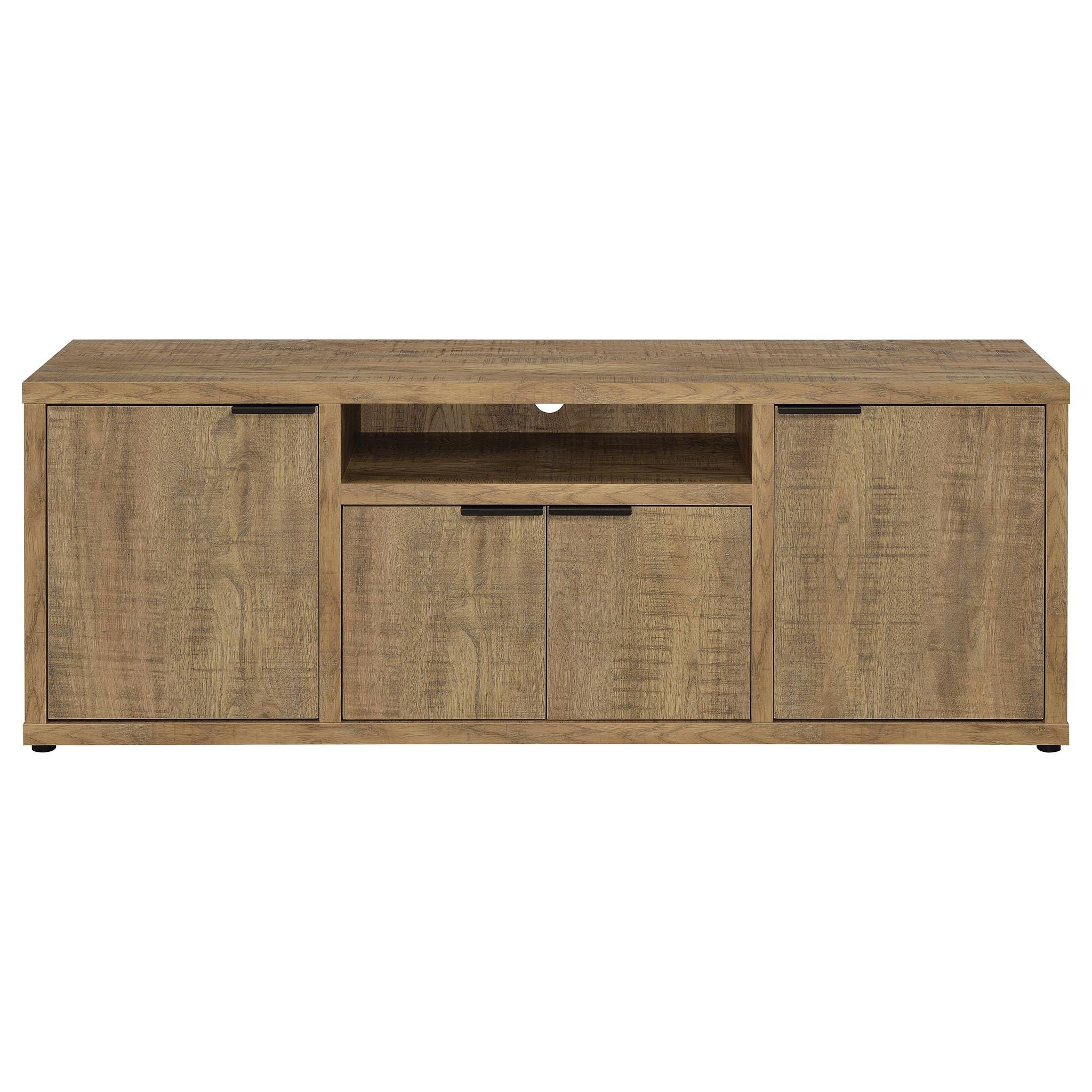 Noriega - 3 Piece TV Entertainment Center, Open & Concealed Storage - Wood