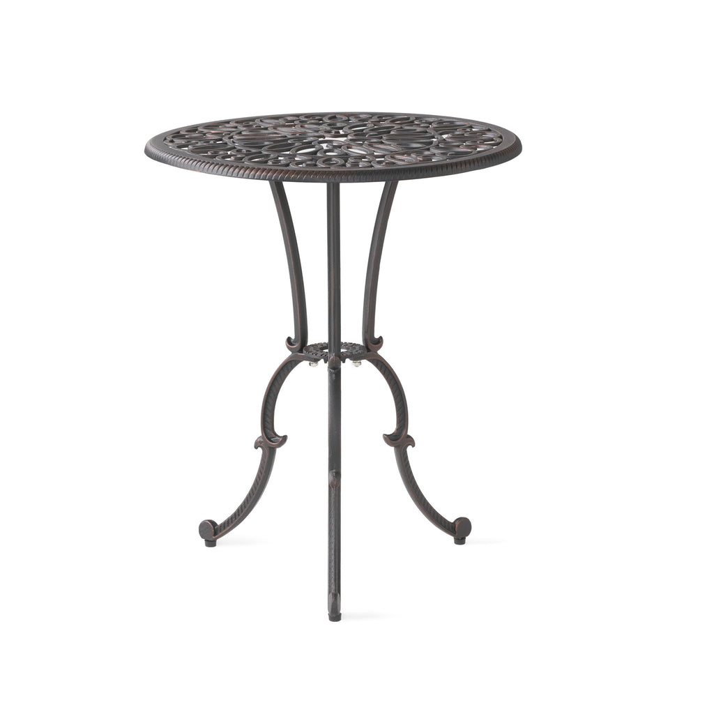 Charleston 3 Pieces Cast Bistro Set - Copper
