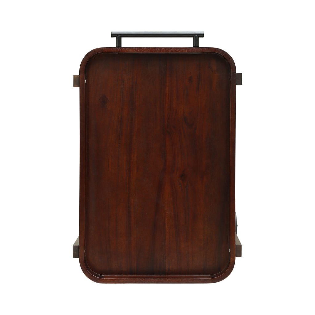 Home Selleck - Bar Cart - Mahogany