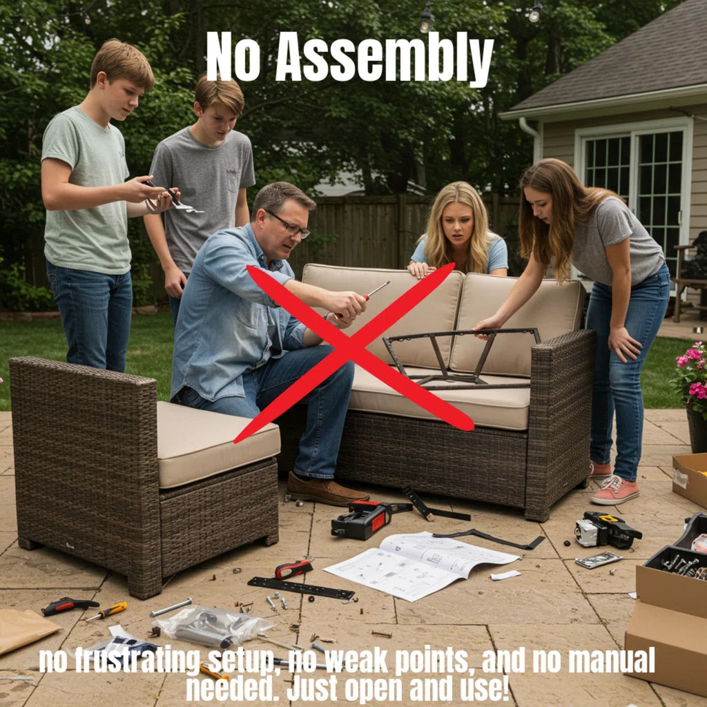 Contemporary Outdoor Rattan Wicker Sectional Seating Group With Cushions
