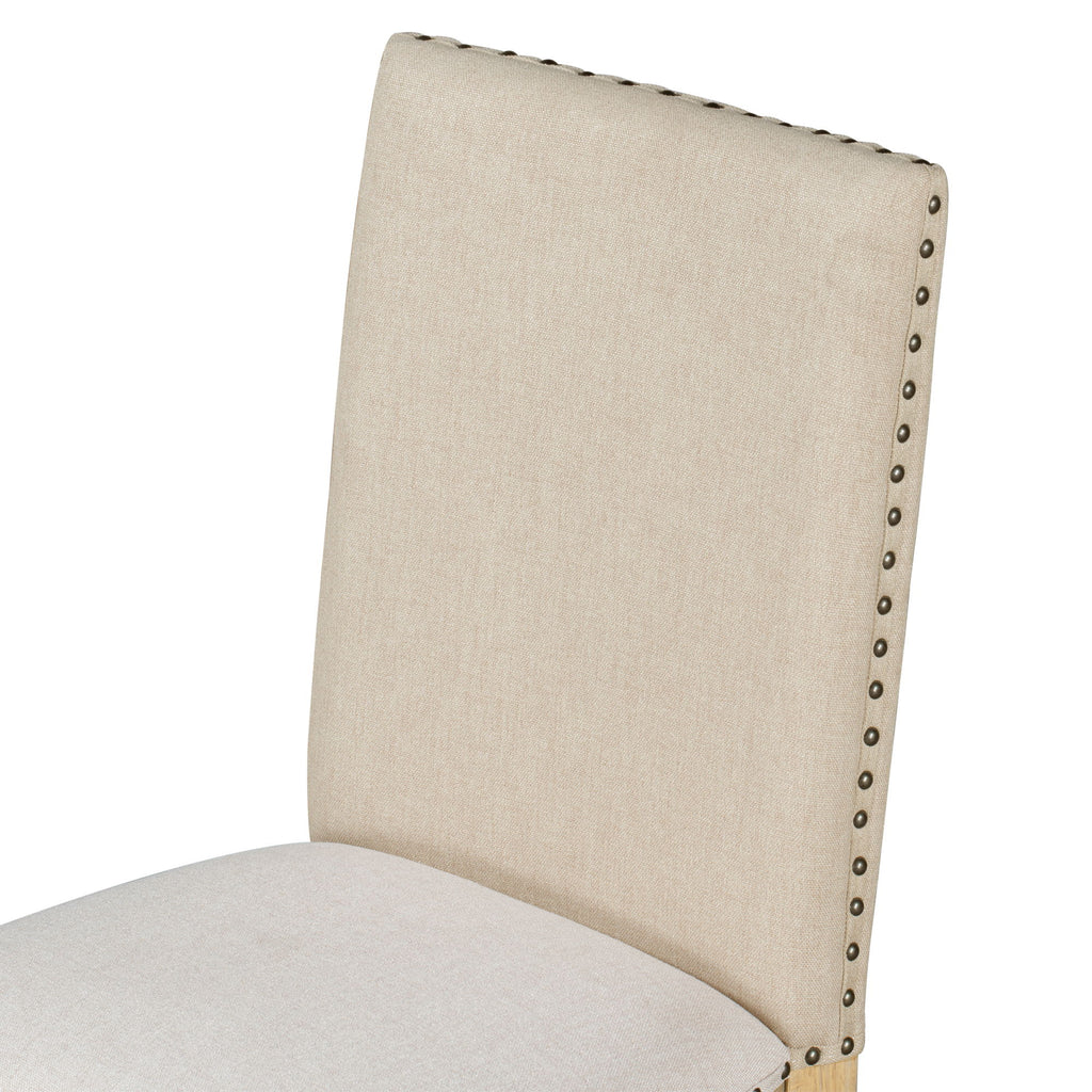 Upholstered Dining Chairs With Nailhead (Set of 2)