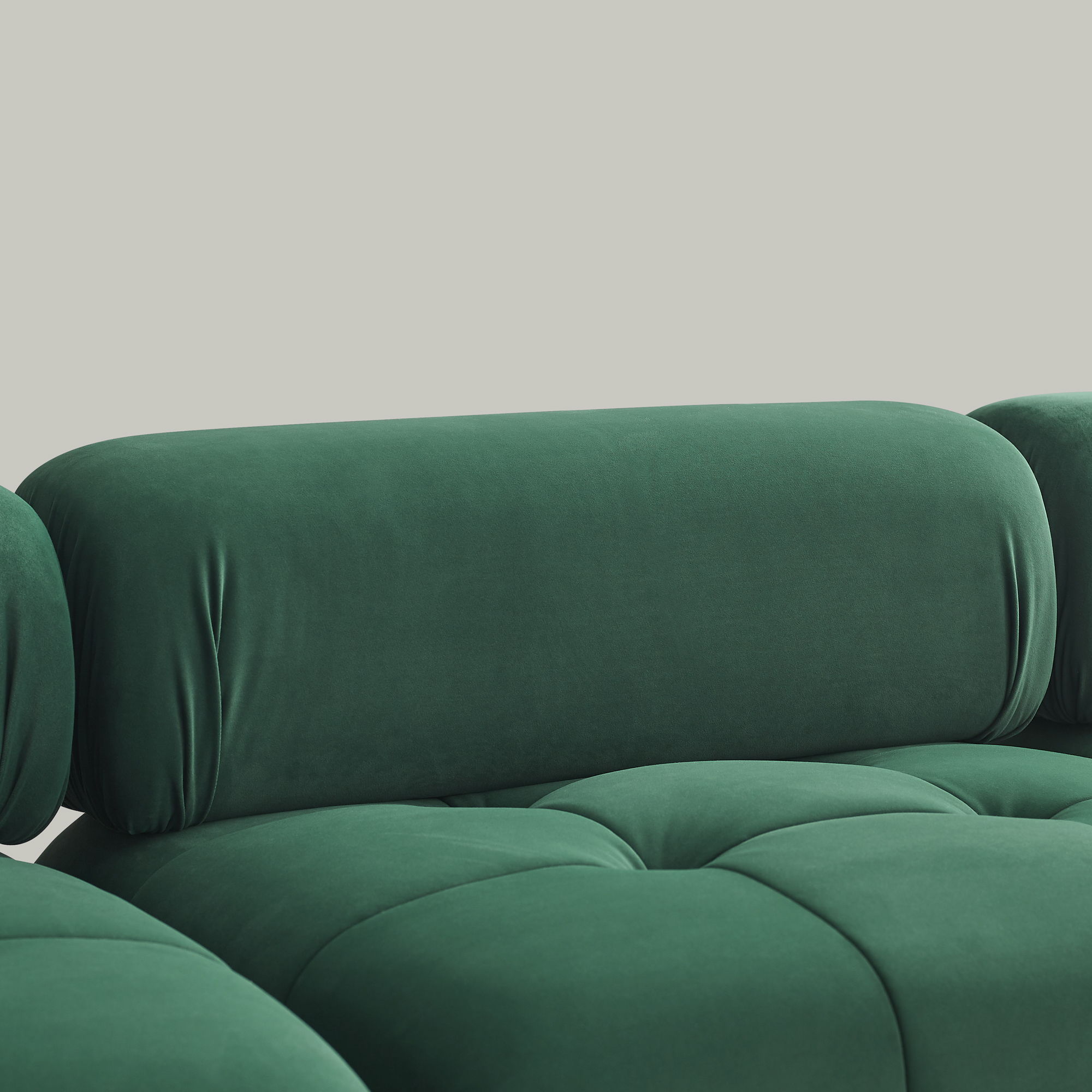 Modular Sectional Sofa, Button Tufted Design With Diy L-Shaped Layout, Reversible Ottoman