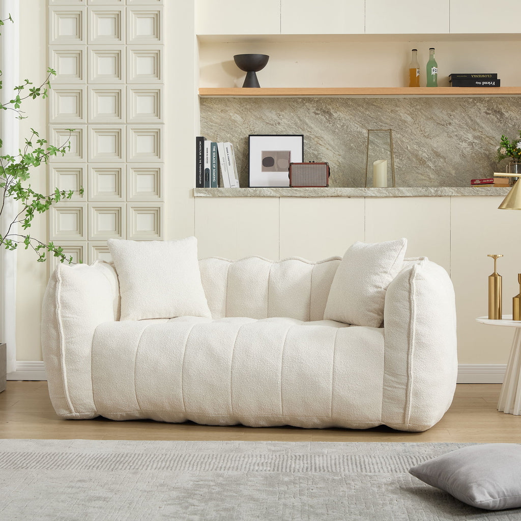Cozy Beanbag Chair With High Resilience Foam Core For 2