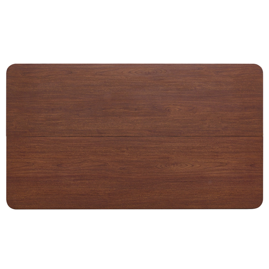 Compact Dining Table - Walnut / Black