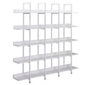 Vintage Industrial 5 Tier Open Bookcase