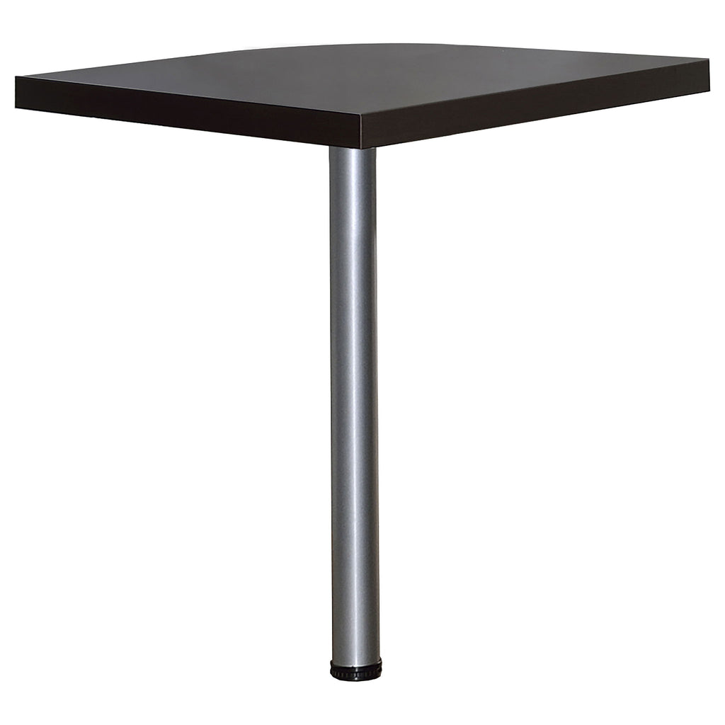 Ulloa - L Shape Desk With Mobile File Cabinet - Cappuccino