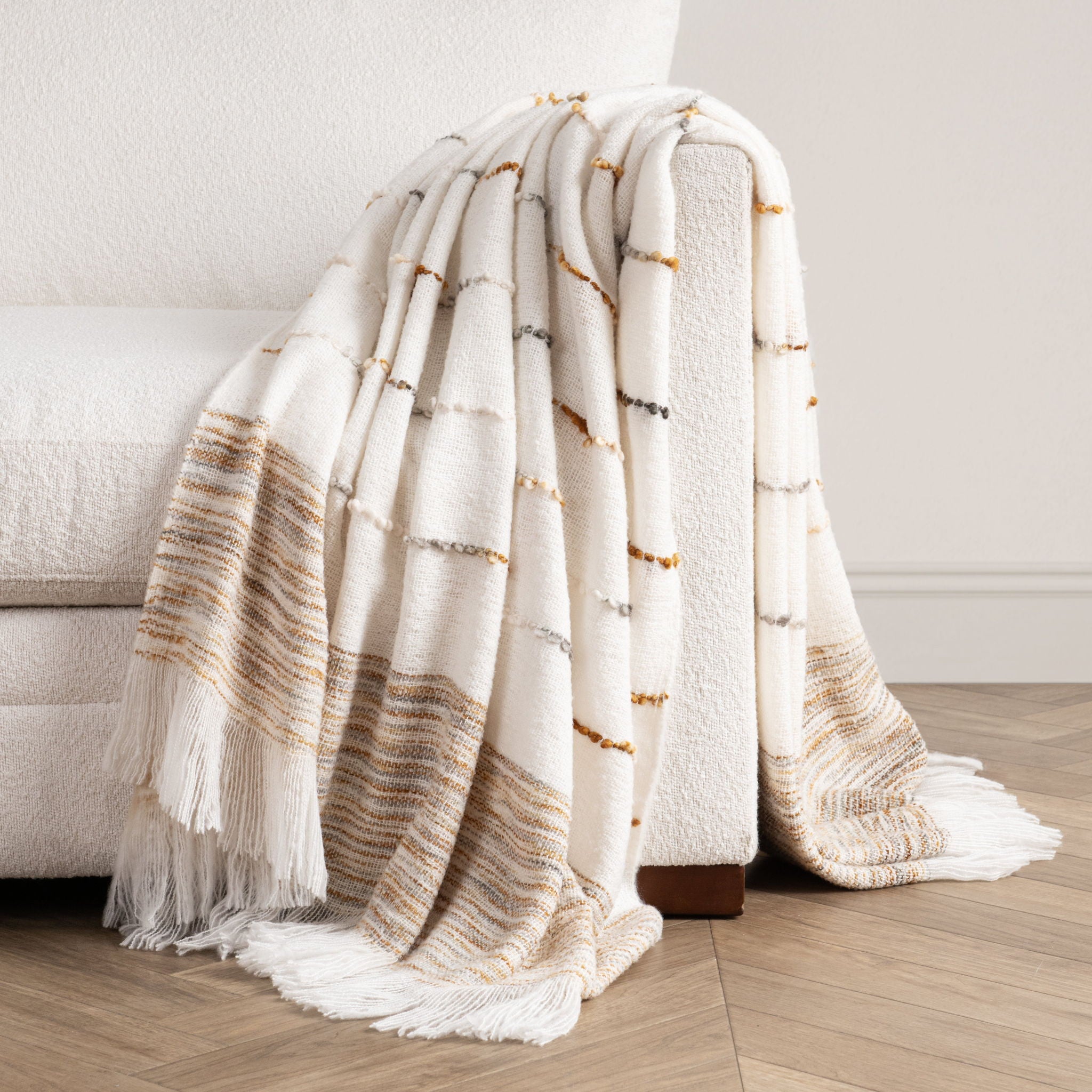Albedo - TC Albedo Throw - Ivory / Rust