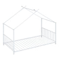 Metal House Platform Bed With Modern Design And Durable Frame
