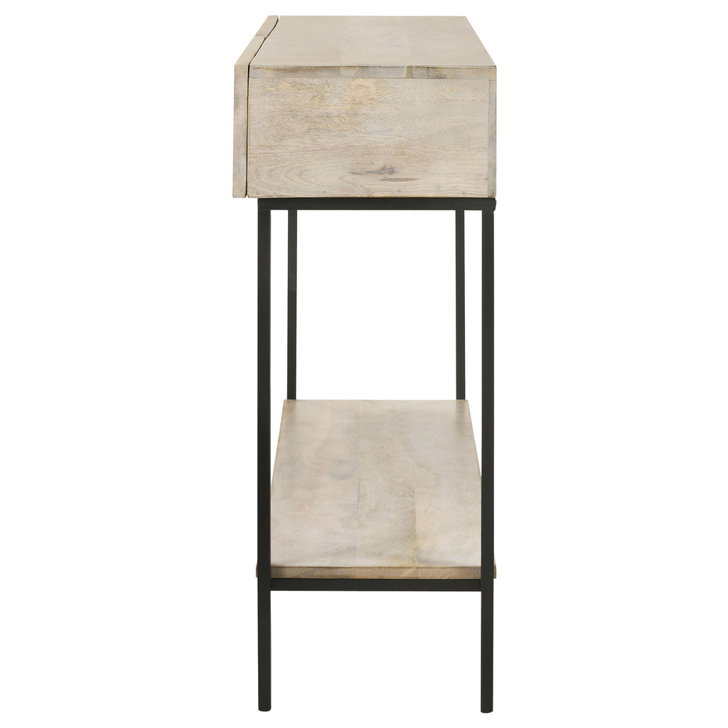 Terrace - 2 Drawer Entryway Console Table - White Washed