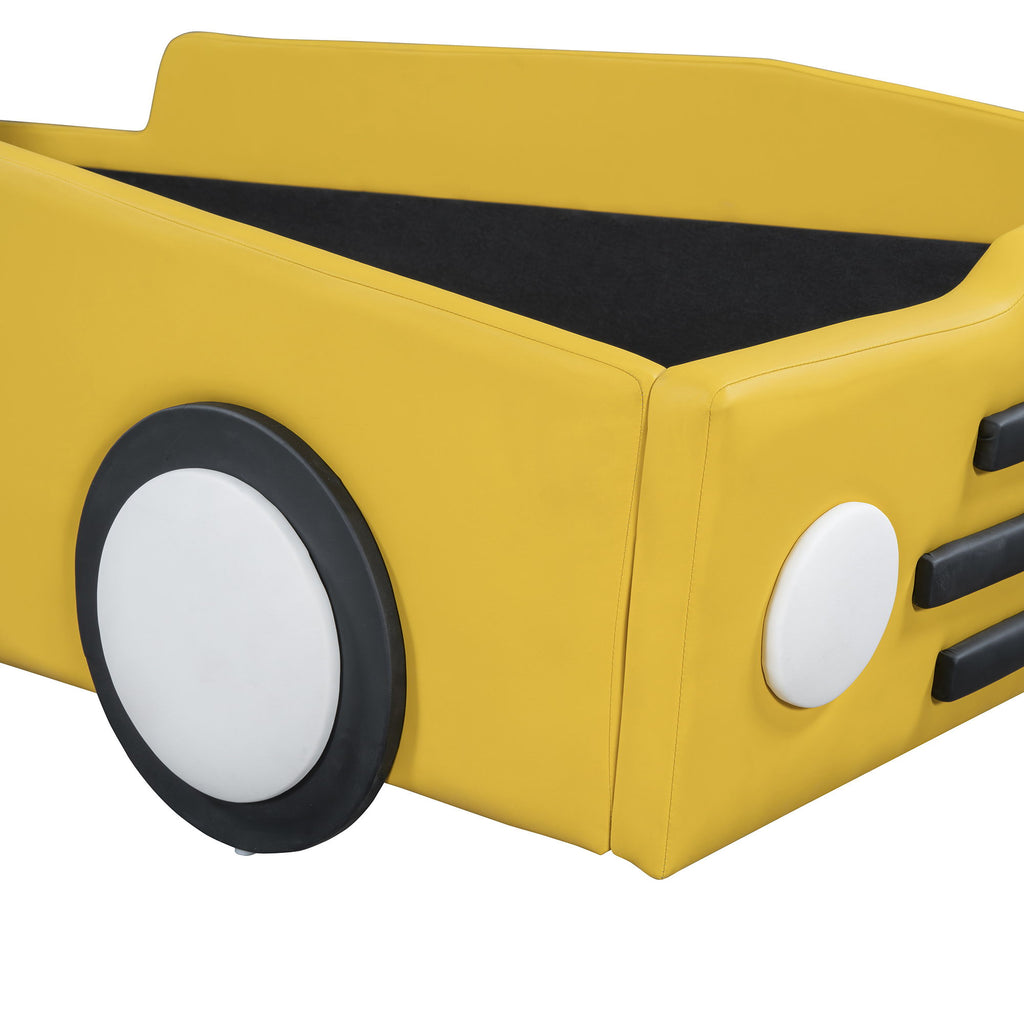 High Quality Race Car Shaped Platform Bed & Wheels