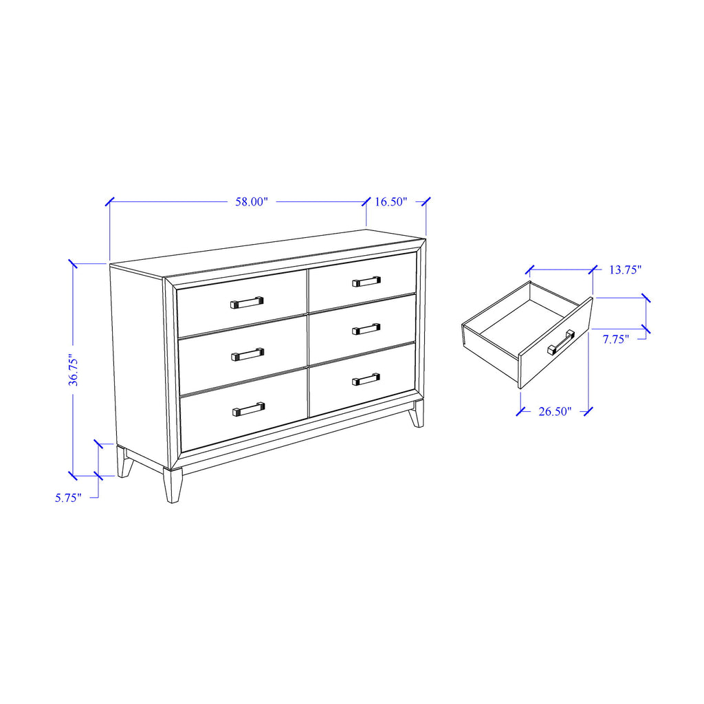Mirage - 5 Piece Bedroom Set