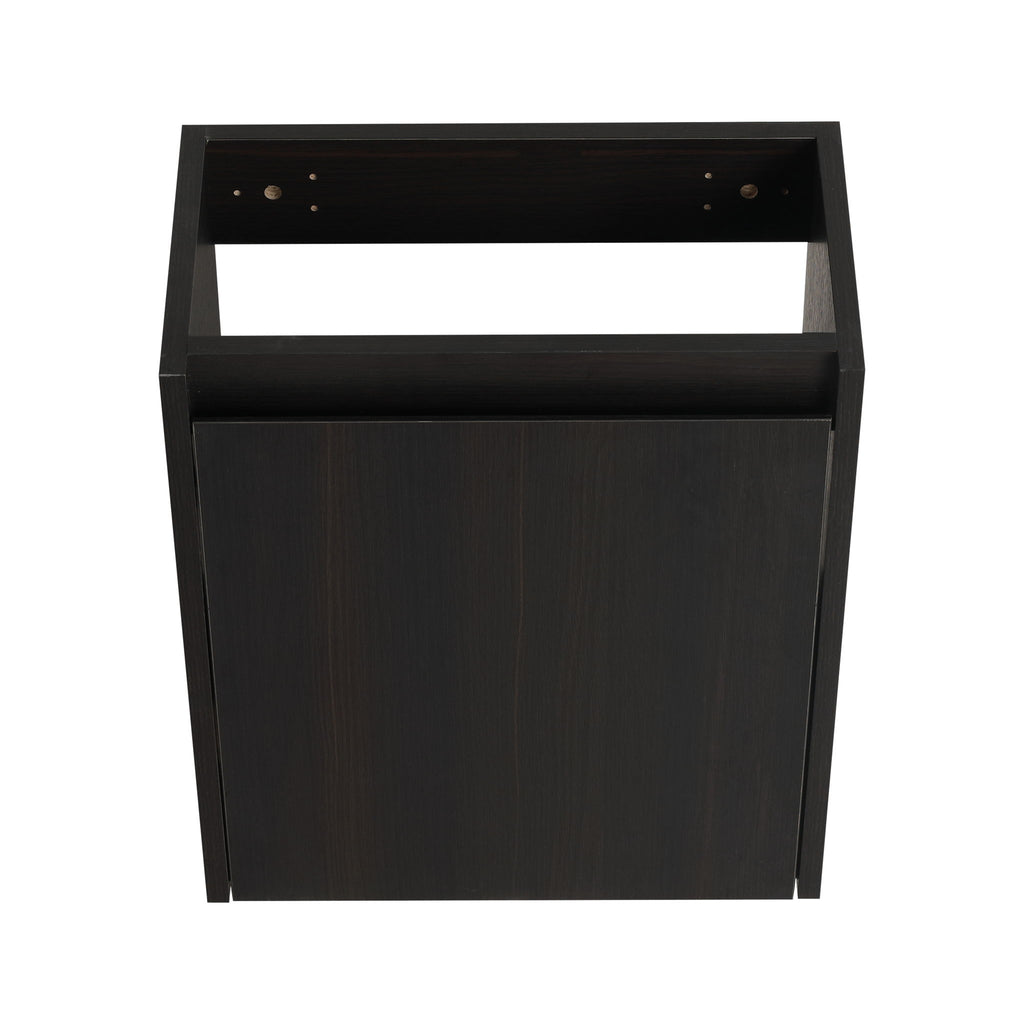 Modern Bathroom Vanity With Ceramic Basin, Wall Mounted Floating Sink Combo, Storage Cabinet