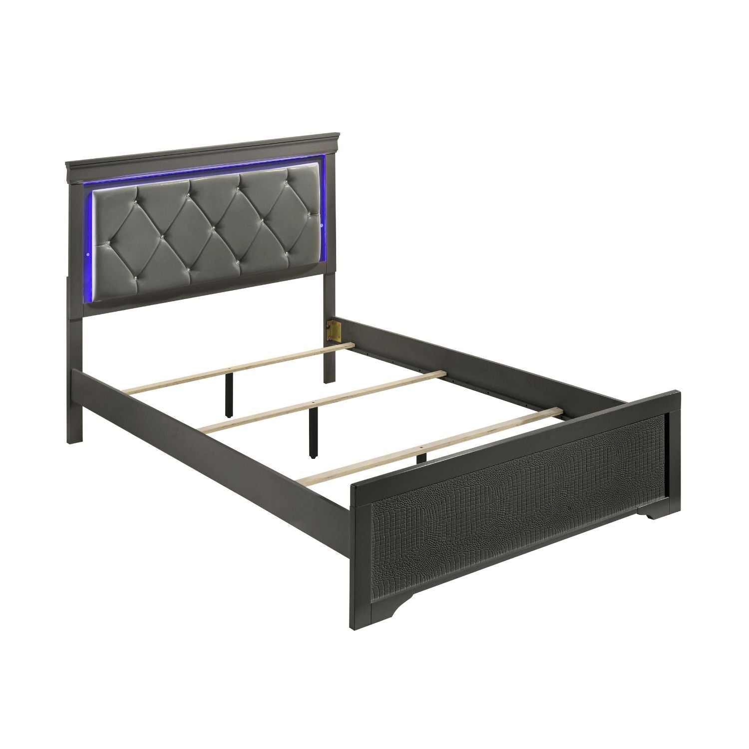 Blaze - Modern Bedroom Set With LED Headboard
