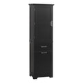 Tall Freestanding Bathroom Storage Cabinet With Adjustable Shelf And 2 Drawers