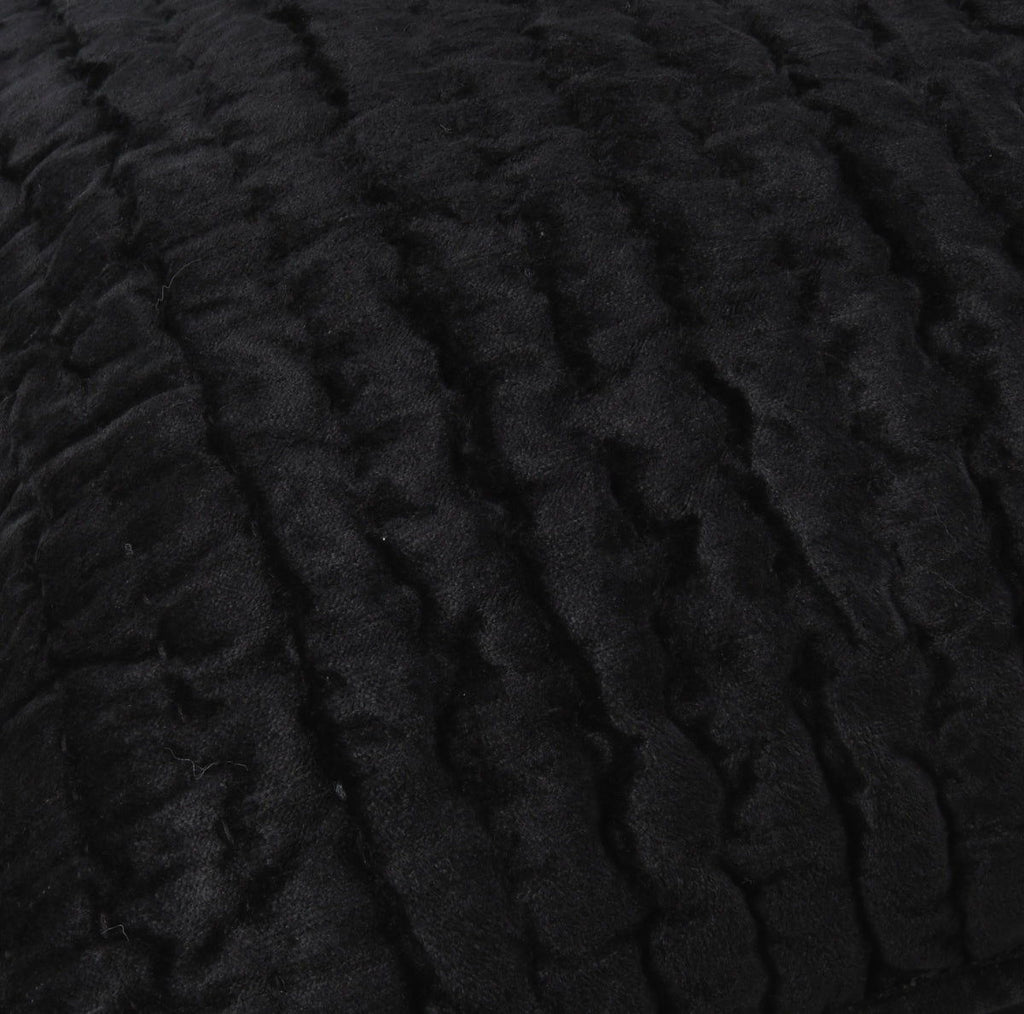 Bari - Velvet Sham - Onyx