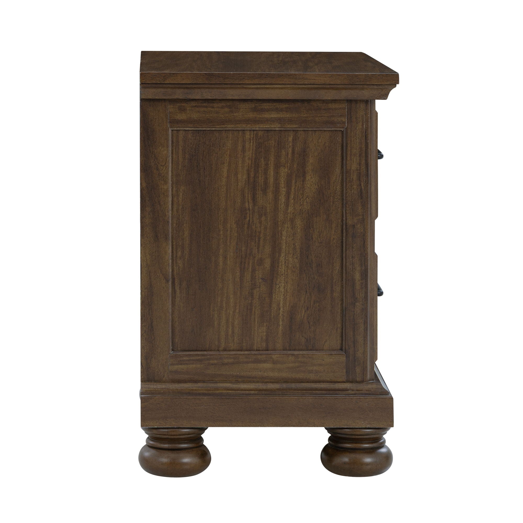 2 Drawer Nightstand With USB Charging Station