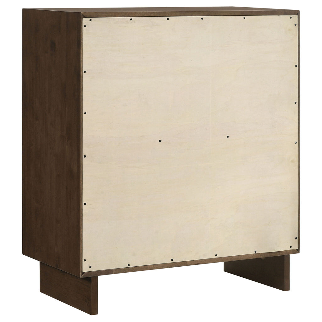 Hemlock - 4 Drawer Chest Of Drawers - Dark Brown