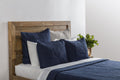 Elara - King Sham - Indigo